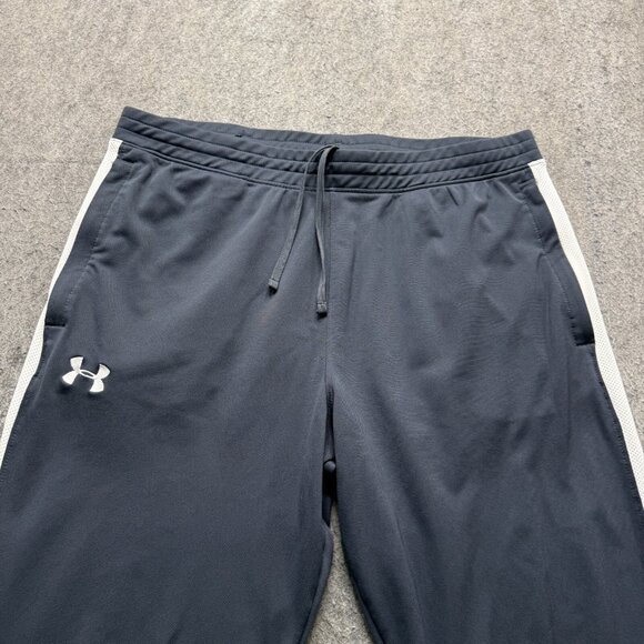 Under Armour Men's Sportstyle Pique Pants XL Gray Fitted Tapered Zip Pockets 31" - Picture 4 of 16